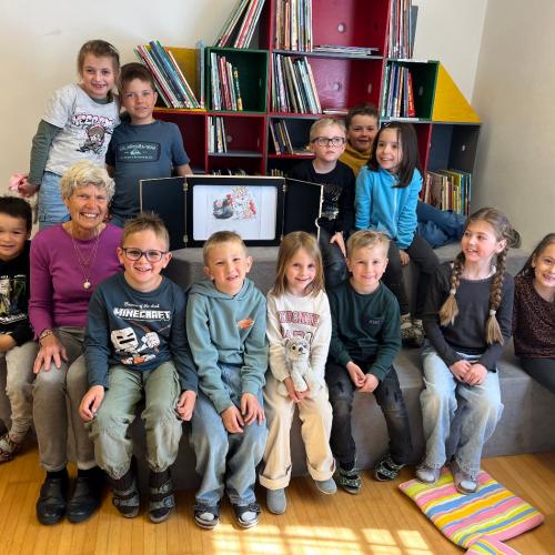 Büchereibesuch Ostern 6