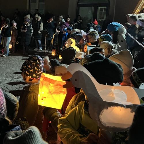 Martinsfest auf dem Schulplatz