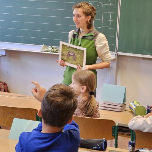Nationalparkrangerin erklärt Wasserkreislauf